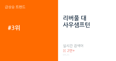 리버풀 대 사우샘프턴 트렌드 요약 thumbnail 카드뉴스