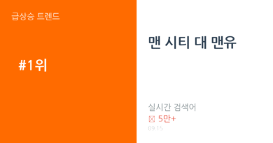 맨 시티 대 맨유 트렌드 요약 thumbnail 카드뉴스