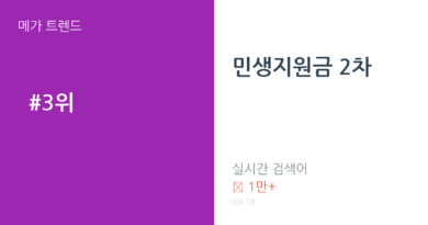 민생지원금 2차 트렌드 요약 thumbnail 카드뉴스