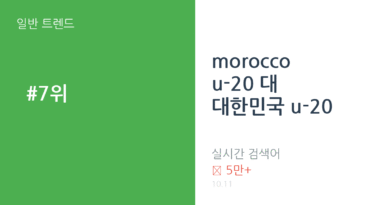 morocco u-20 대 대한민국 u-20 트렌드 요약 thumbnail 카드뉴스
