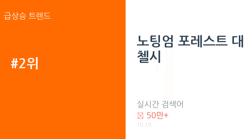 노팅엄 포레스트 대 첼시 트렌드 요약 thumbnail 카드뉴스