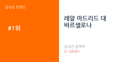 레알 마드리드 대 바르셀로나 트렌드 요약 thumbnail 카드뉴스