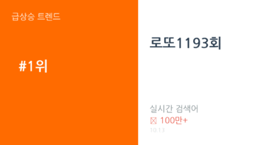 로또1193회 트렌드 요약 thumbnail 카드뉴스