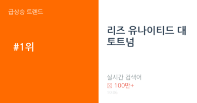 리즈 유나이티드 대 토트넘 트렌드 요약 thumbnail 카드뉴스