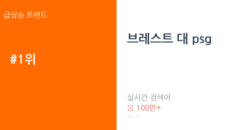 브레스트 대 psg 트렌드 요약 thumbnail 카드뉴스