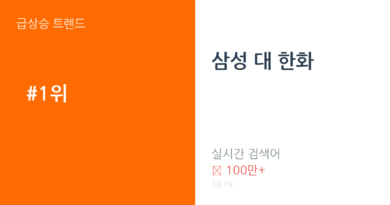 삼성 대 한화 트렌드 요약 thumbnail 카드뉴스