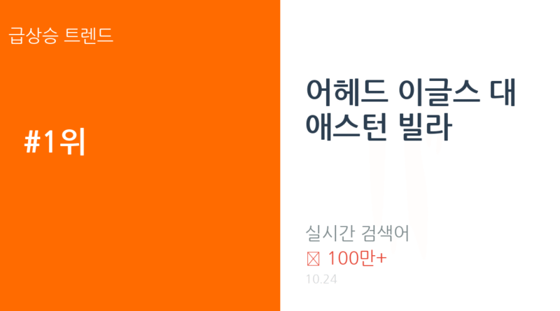 어헤드 이글스 대 애스턴 빌라 트렌드 요약 thumbnail 카드뉴스