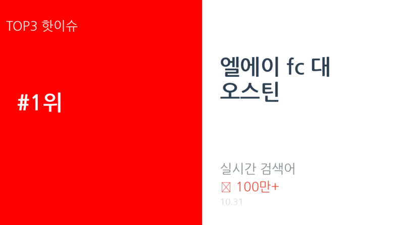 엘에이 fc 대 오스틴 트렌드 요약 thumbnail 카드뉴스