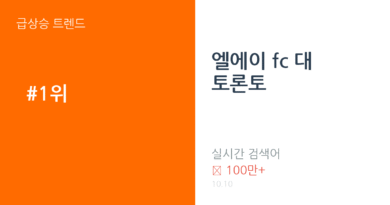 엘에이 fc 대 토론토 트렌드 요약 thumbnail 카드뉴스