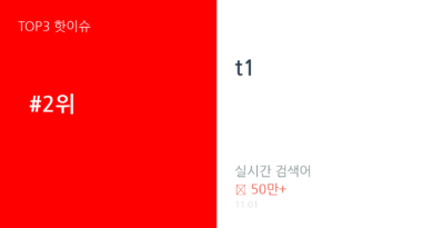 t1 트렌드 요약 thumbnail 카드뉴스