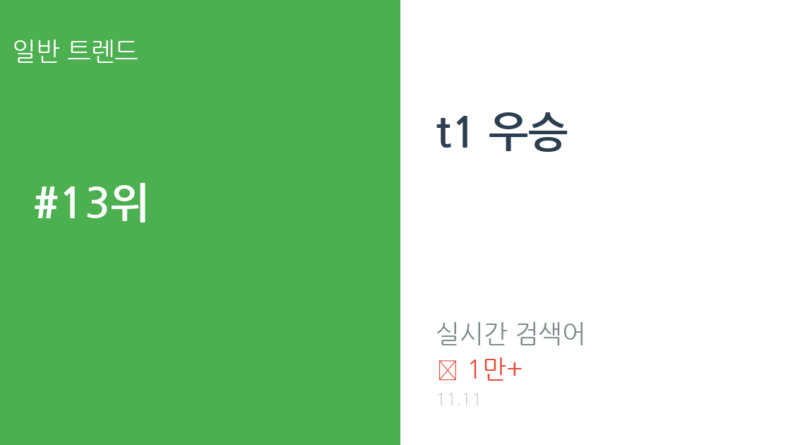 t1 우승 트렌드 요약 thumbnail 카드뉴스