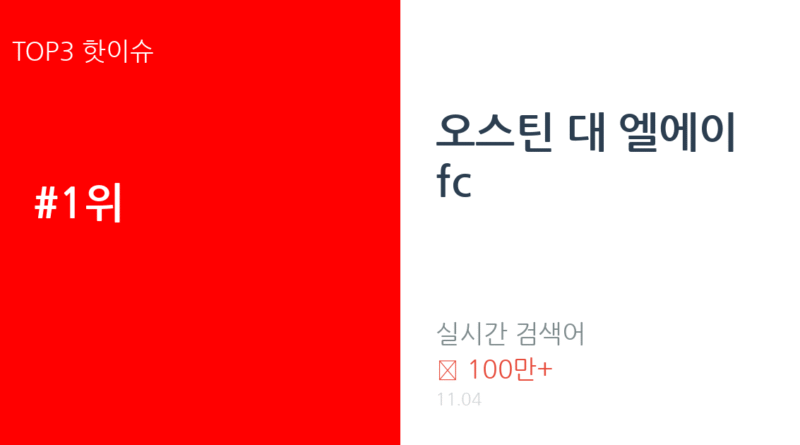 오스틴 대 엘에이 fc 트렌드 요약 thumbnail 카드뉴스