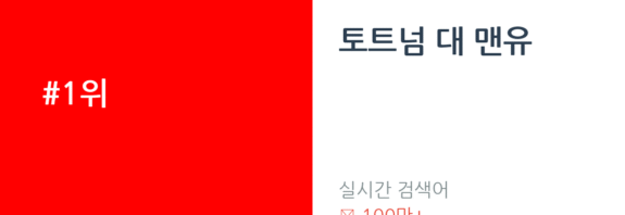 토트넘 대 맨유 트렌드 요약 thumbnail 카드뉴스